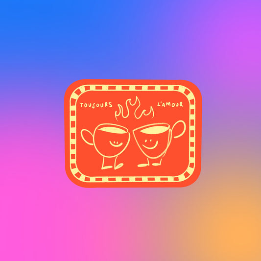 Sticker - TOUJOURS L'AMOUR (ROUGE)