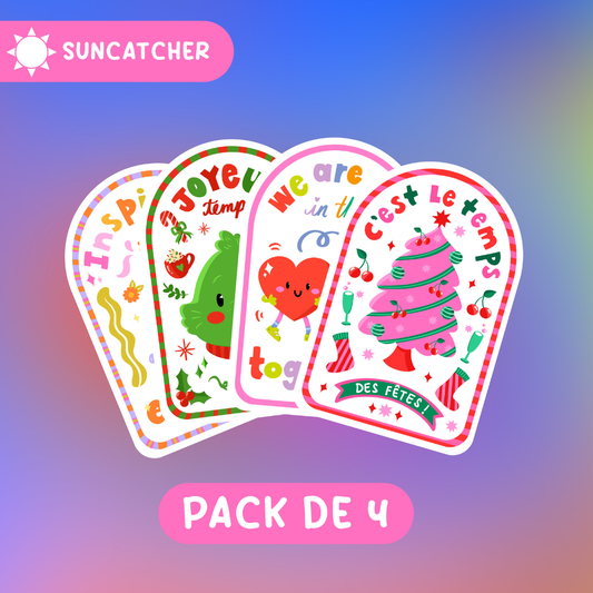 Suncatcher - PACK DE 4