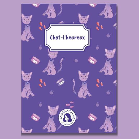 Cahier Spirale – Chat l'heureux