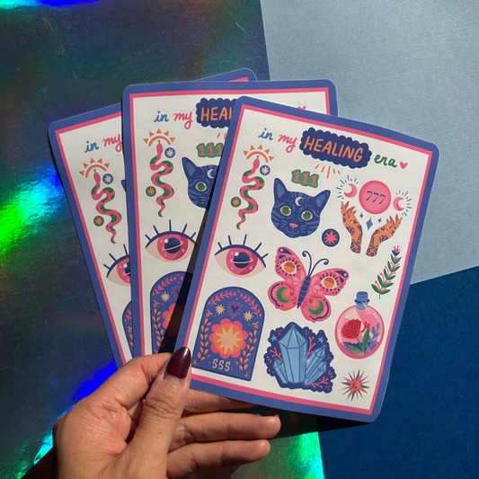 Sticker - Feuille - HEALING
