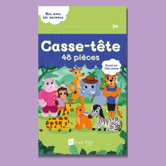 Casse-tête Nos amis les animaux – Savane