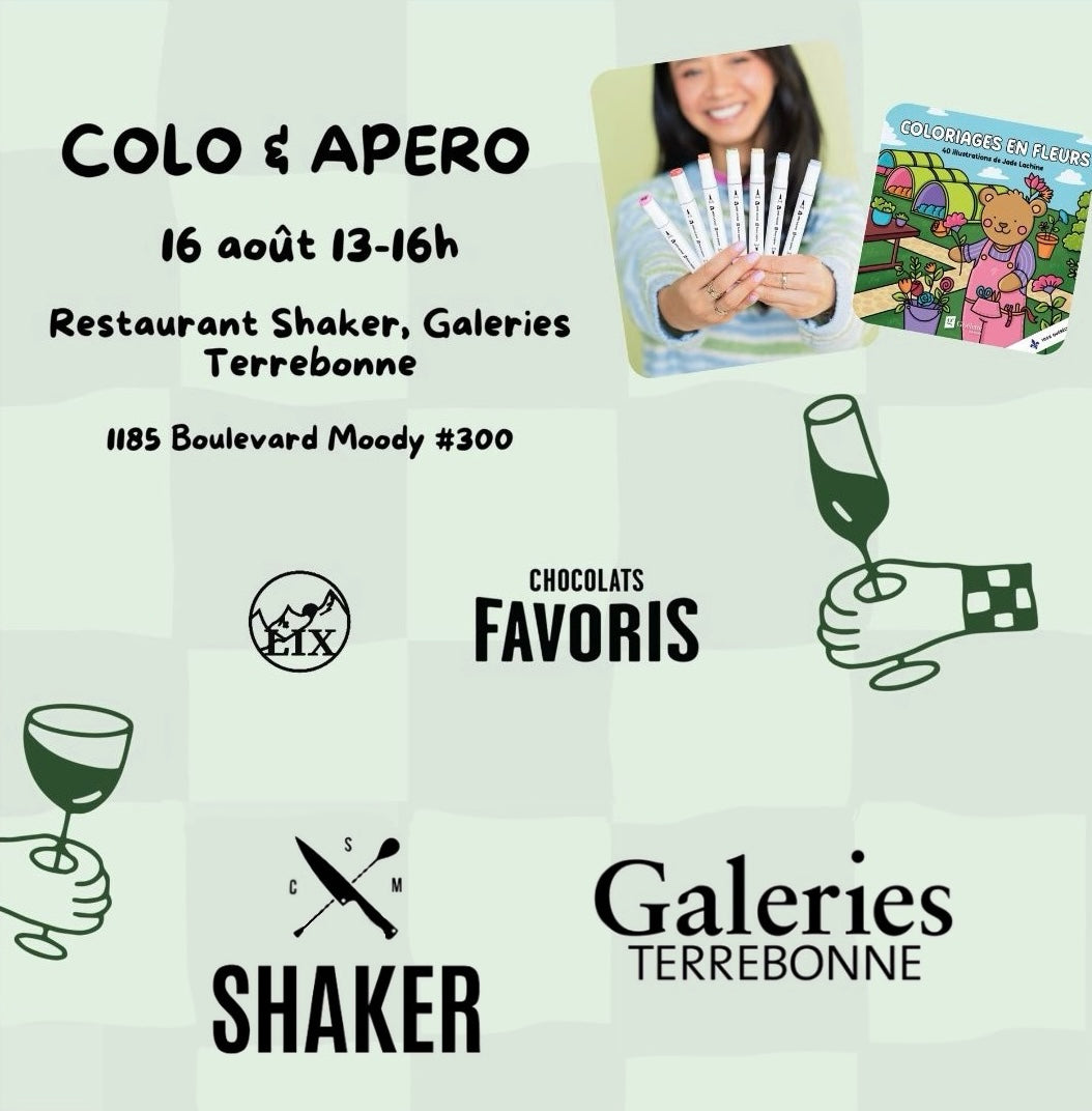 COLO & APÉRO - Shaker Terrebonne - 16 Août