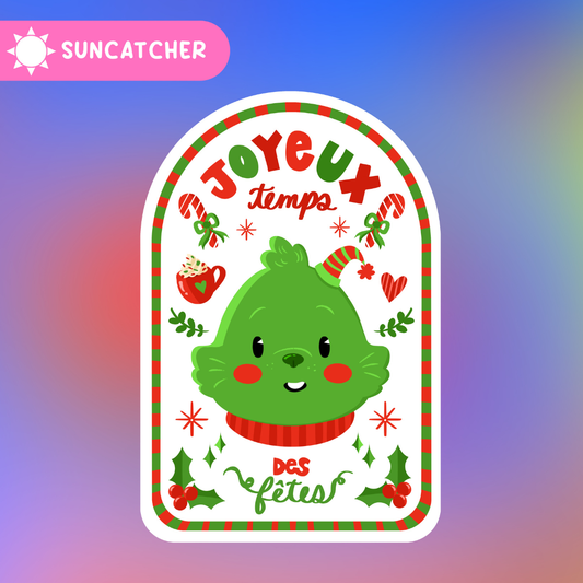 Suncatcher - Joyeux temps des fêtes