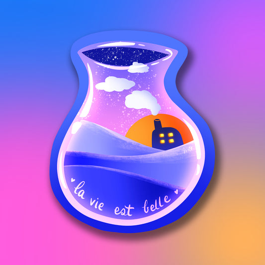 Sticker - LA VIE EST BELLE