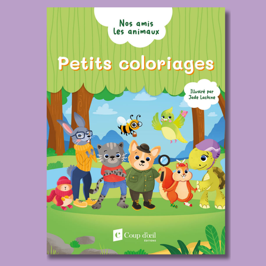 Petits coloriages – Nos amis les animaux – Domestique