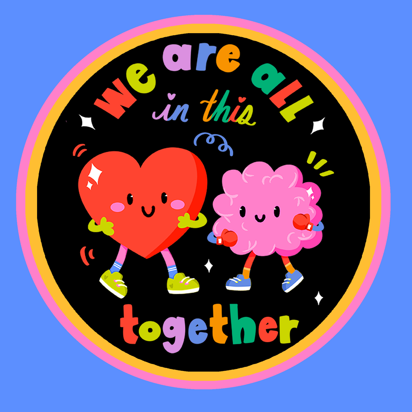 Sticker - WE ARE ALL IN THIS TOGETHER – Jadelachine